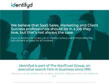 Tablet Screenshot of identifyd.com